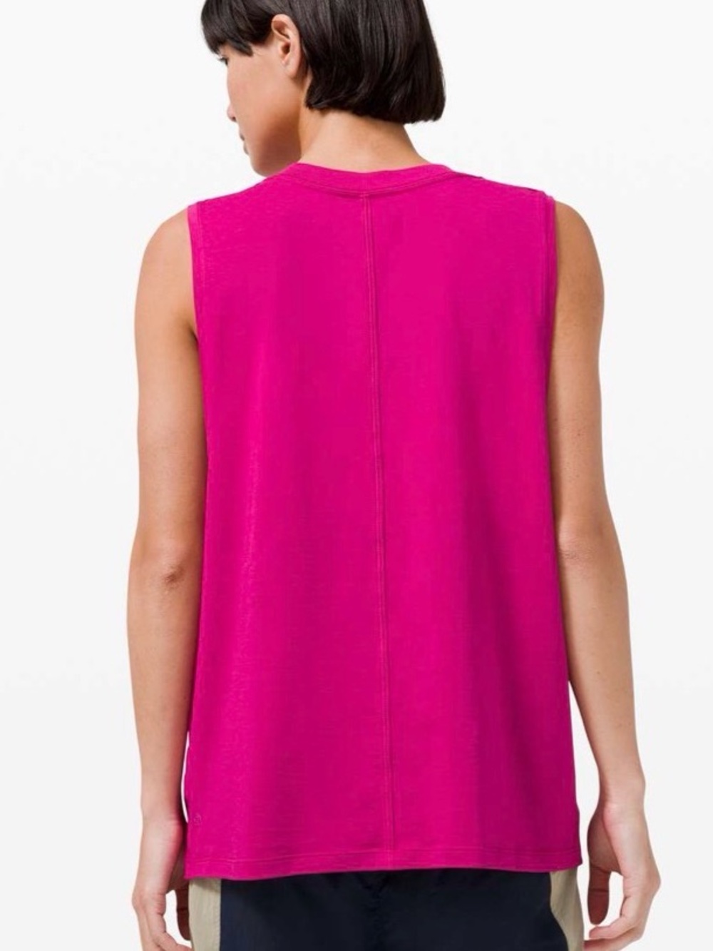 Lululemon All Yours Tank Top Ripened Raspberry Size 10 - Picture 6 of 7
